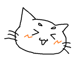 Maro eyebrows cat sticker #2740773