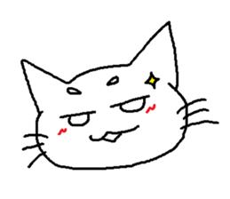 Maro eyebrows cat sticker #2740777