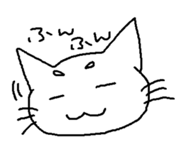 Maro eyebrows cat sticker #2740781