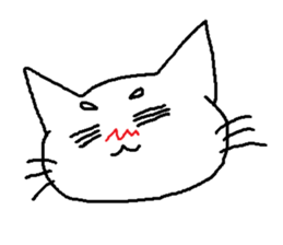 Maro eyebrows cat sticker #2740782