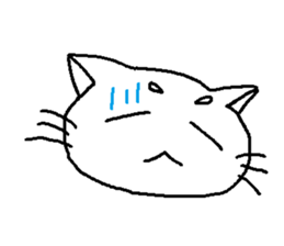 Maro eyebrows cat sticker #2740783