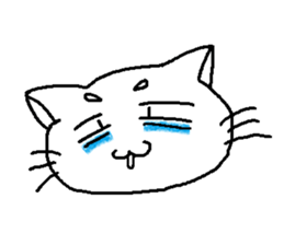 Maro eyebrows cat sticker #2740784