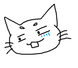 Maro eyebrows cat sticker #2740785