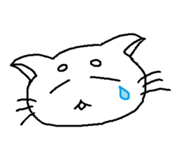 Maro eyebrows cat sticker #2740787