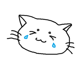 Maro eyebrows cat sticker #2740788