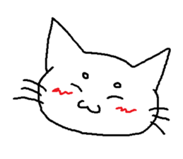 Maro eyebrows cat sticker #2740789