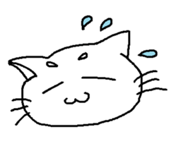 Maro eyebrows cat sticker #2740791