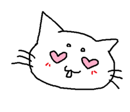 Maro eyebrows cat sticker #2740793