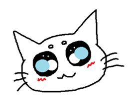 Maro eyebrows cat sticker #2740803