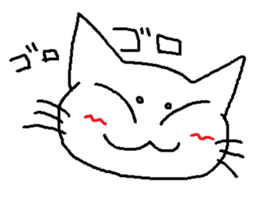 Maro eyebrows cat sticker #2740804