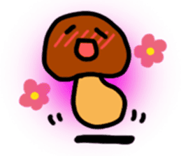 Child out of mushrooms sticker #2741454