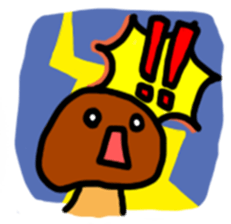 Child out of mushrooms sticker #2741455