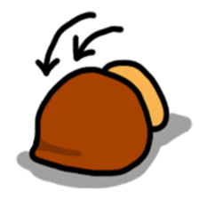 Child out of mushrooms sticker #2741459