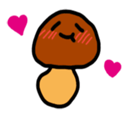 Child out of mushrooms sticker #2741462