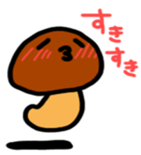 Child out of mushrooms sticker #2741463