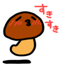 Child out of mushrooms sticker #2741463