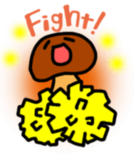 Child out of mushrooms sticker #2741469