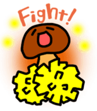 Child out of mushrooms sticker #2741469