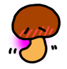 Child out of mushrooms sticker #2741471