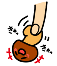 Child out of mushrooms sticker #2741473