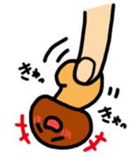 Child out of mushrooms sticker #2741473