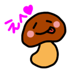 Child out of mushrooms sticker #2741476