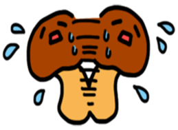 Child out of mushrooms sticker #2741480