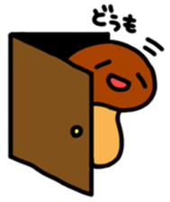 Child out of mushrooms sticker #2741481