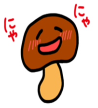 Child out of mushrooms sticker #2741484