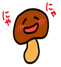 Child out of mushrooms sticker #2741484