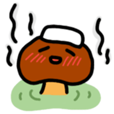 Child out of mushrooms sticker #2741486