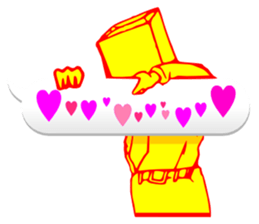 So that an office worker says 5 sticker #2741732