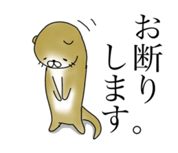 Not accepted Mr. otter sticker #2741917