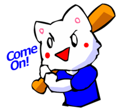 Commonly Used Word T-Shirt Wearing Cat 5 sticker #2742137