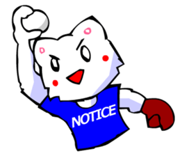 Commonly Used Word T-Shirt Wearing Cat 5 sticker #2742139