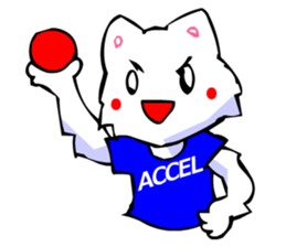 Commonly Used Word T-Shirt Wearing Cat 5 sticker #2742146