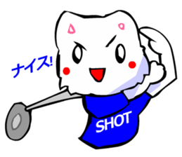 Commonly Used Word T-Shirt Wearing Cat 5 sticker #2742160