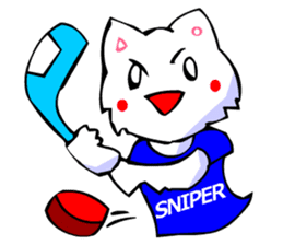 Commonly Used Word T-Shirt Wearing Cat 5 sticker #2742165