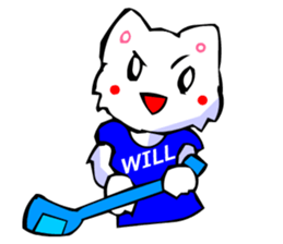 Commonly Used Word T-Shirt Wearing Cat 5 sticker #2742166