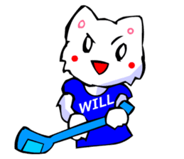 Commonly Used Word T-Shirt Wearing Cat 5 sticker #2742166