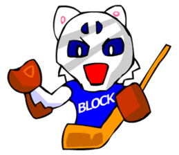 Commonly Used Word T-Shirt Wearing Cat 5 sticker #2742168