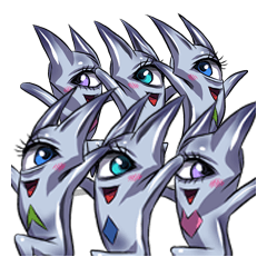 The alien having eyelashes(Male)