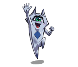 The alien having eyelashes(Male) sticker #2742339