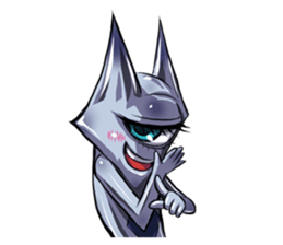 The alien having eyelashes(Male) sticker #2742342