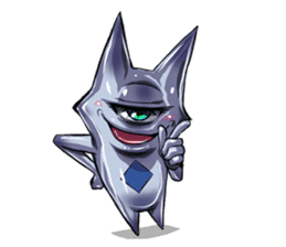 The alien having eyelashes(Male) sticker #2742344