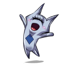 The alien having eyelashes(Male) sticker #2742361