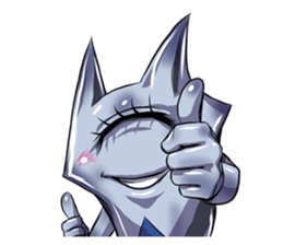 The alien having eyelashes(Male) sticker #2742364