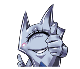 The alien having eyelashes(Male) sticker #2742364