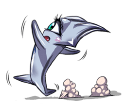 The alien having eyelashes(Male) sticker #2742369