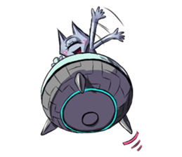 The alien having eyelashes(Male) sticker #2742370